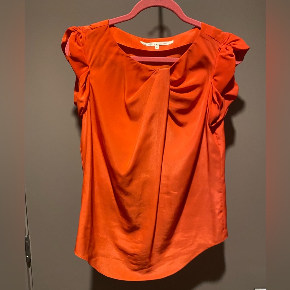 RACHEL Rachel Roy Watermelon Pink Blouse Size S